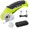 WISYOK Cordless Electric Scissors, 4.2V Rechargeable Cardboard Cutter with Safety