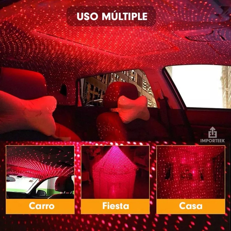 Importeek Mini Lampara Proyector Usb Luz Led Flexible Portatil Noche