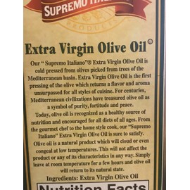 Supremo Italiano Extra Virgin Olive Oil, 101.40 Ounce (1)