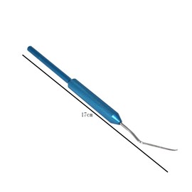 2 Pieces Beekeeping Grafting Tool Beekeeping Grafting Needle Beekeeping Moving Needle Tool Stainless Steel Queen Bee Grafting Tool Queen Moving Needle, Blue