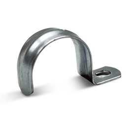 DOJA Industrial Impact Nail Cable and Pipe Mounting Clamp 22 mm Diameter Pack 50 Mounting Saddle Clamp Pipe Clamp Cable Clamp Pipe Holder Metal Clamps