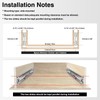 BAIDICE 1 Pair Heavy Duty Drawer Slides with Lock 18