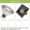 DKARDU 30pcs Lamp Retaining Spring Clip Ring GU10 MR16 Spotlight