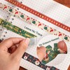 AEBORN Christmas Washi Tape Set, 17 Rolls Gold Foil Xmas