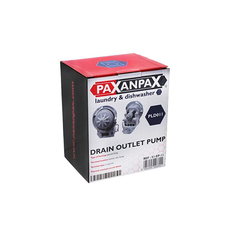 Paxanpax PLD011 Washing Machine Drain Pump Base For Bosch SGI,