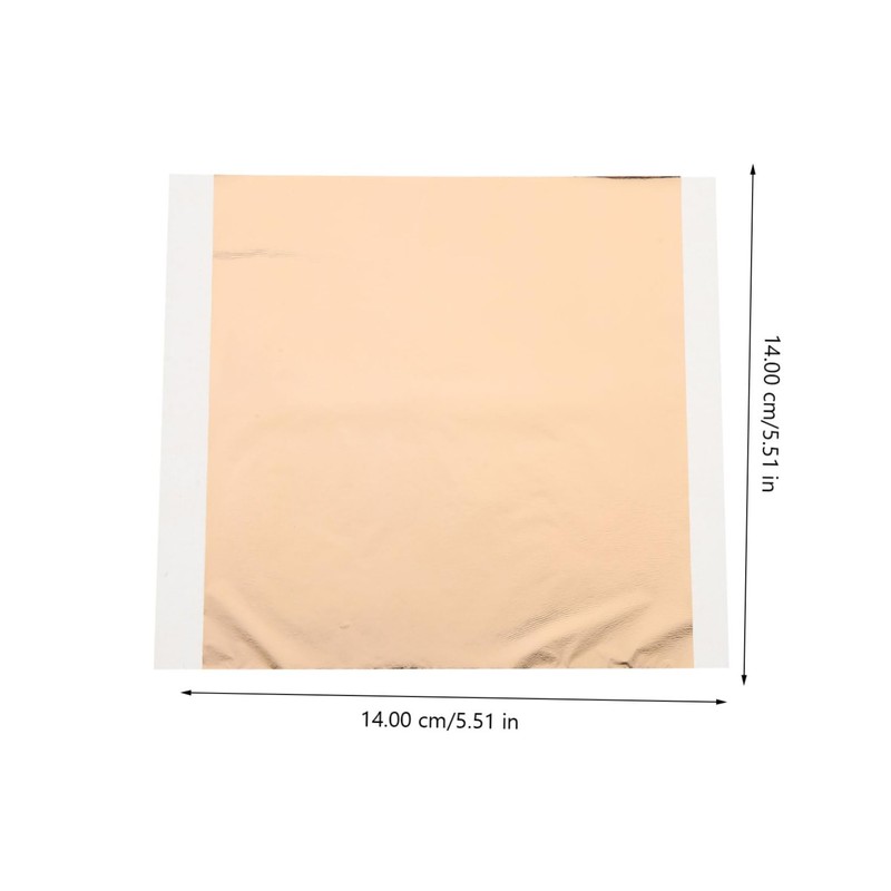 SEWACC 200 Sheets Heat Transfer Foil Bundle Silver Gold for