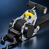 Retractable Ratchet Tie-Down Straps for Motorcycle and Cargo Securing –