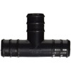 Hydrofarm AAT75 Active Aqua, 3/4" T Connector, Black