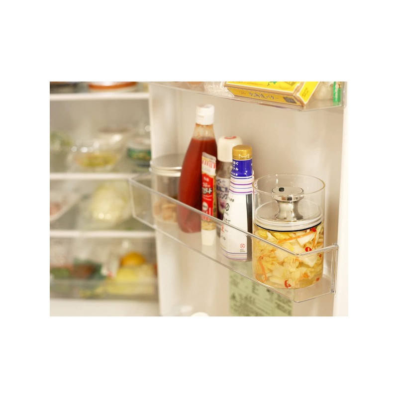 Airtight Glass Canister Storage Container Air Reducer Slim Medium 900cc