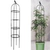6ft Garden Obelisk Trellis for Climbing Plants-Rustproof Metal Pipe with