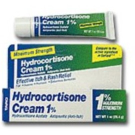 Taro Hydrocortisone 1% Antipruritic Anti-Itch Cream Maximum Strength 1.0 Ounce