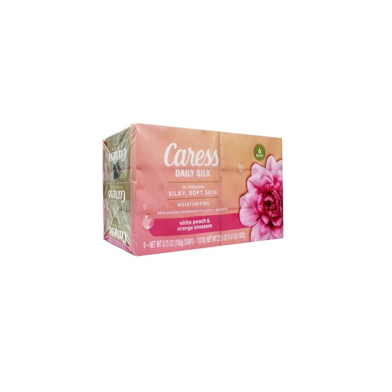 Barra de jabón Caress Daily Silk Beauty para unisex, 6