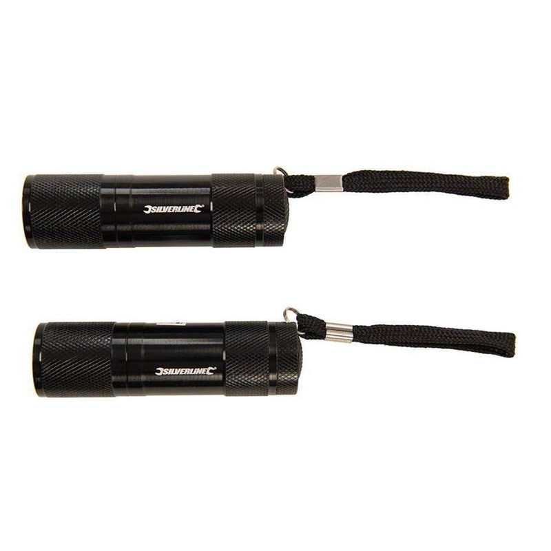 Silverline 700883 Flashlight & Headlight 3pce LED Flashlight and Headlight