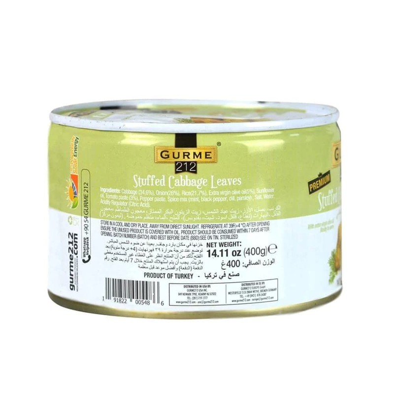 Stuffed Cabbage Leaves Gourmet212 14.11 Ounces | Ready to Serve,