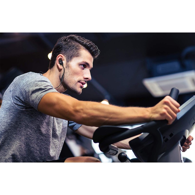 Motorola Verve Loop Sports Headphone - Black/Silver, with Alexa built-in