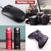 Zonon 4 Sheets Black PEVA Rubber Anti-Slip Hexagonal Phone Grip