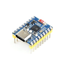 waveshare ESP32-C6 WiFi 6 Mini Development Board with Pre-soldered Header Based on ESP32-C6FH4 Dual Processors, 2.4GHz WiFi 6 +Bluetooth 5(LE) and Bluetooth Mesh,Compatible with ESP-IDF,Arduino