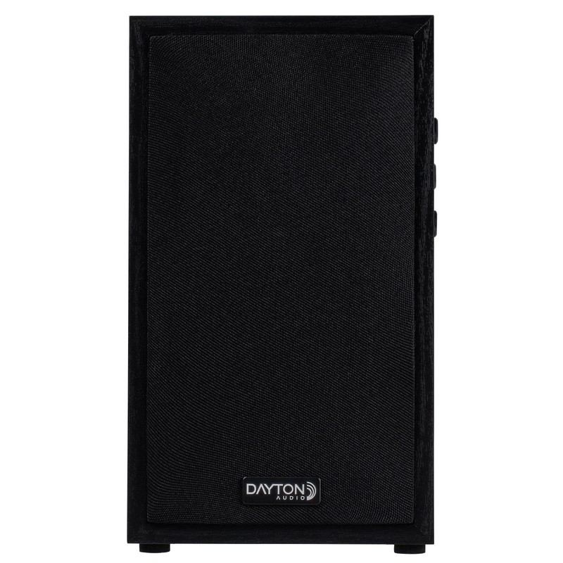 Dayton Audio Classic B40A Powered Bluetooth Bookshelf Speaker Pair (Black,