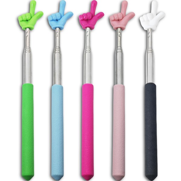 Trsewmi 5PCS Pointer Stick For Classroom – Multipurpose Teacher Pointer