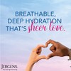 Jergens Cloud Creme Breathable Body Lotion, Fast-Absorbing Hydrating Moisturizer, Paraben-Free,