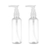 PRETYZOOM 4pcs 100ml Refillable Plastic Pump Dispenser Bottles for Lotion