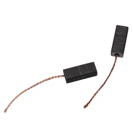 vhbw 2 x Carbon Brush, Motor Carbon Abrasive Carbon, 6.4 x 4.6 x 14.5 mm, Compatible with Generator CQ 1030007 Alternator