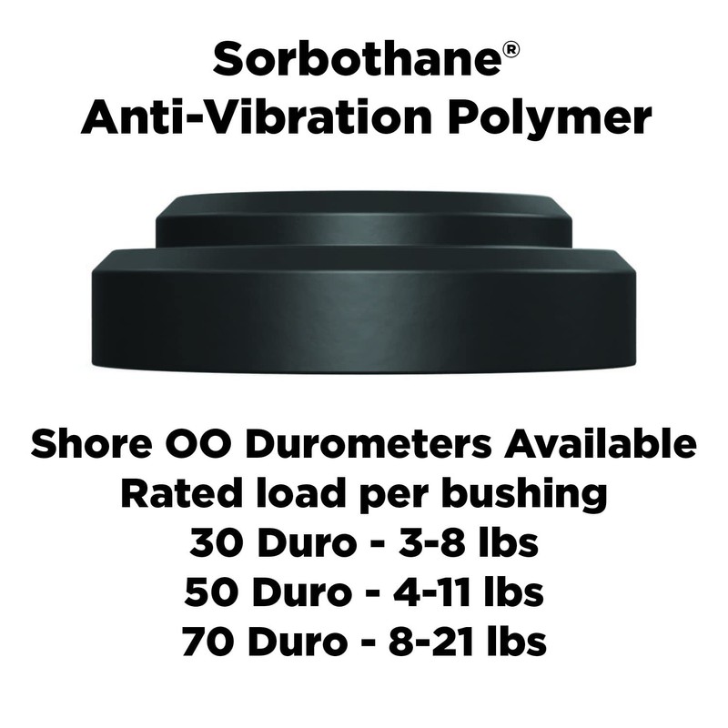 Isolate It!: Sorbothane Vibration Isolation Bushing 50 Duro (.28" ID