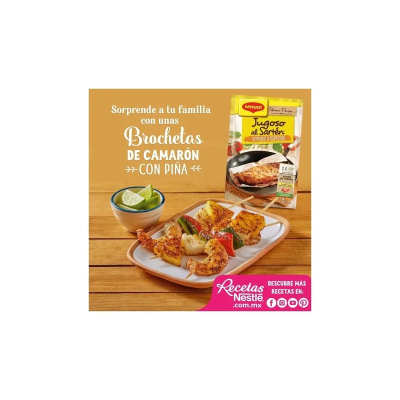 Nestle Hoja Sazonadora Maggi Jugoso Al Sartén® Con Tomate