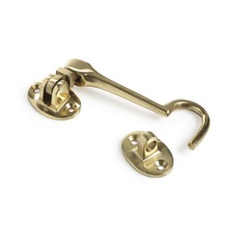 Silent Cabin Hook & Eye Brass Gate Hook and Eye 50mm