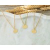 Lucky Feather Birth Flower Necklace - 14k Gold Dipped Birth