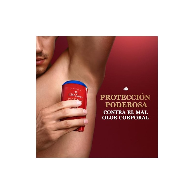 Old Spice Barra Desodorante Premium Platinum De 85 g