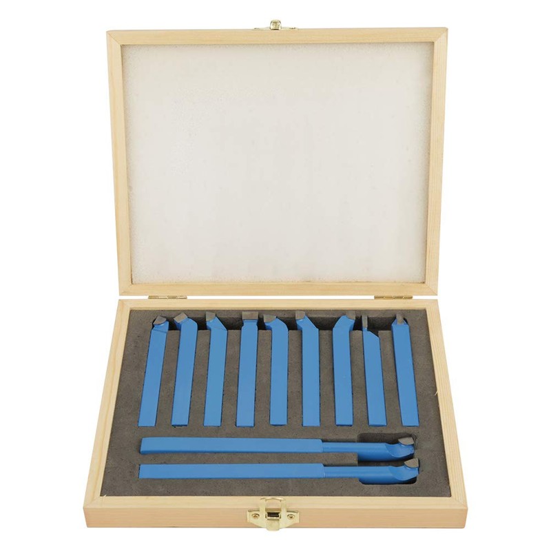 lyrlody Lathe Cutting Tools, 11Pcs 8 x 8mm Turning Insert