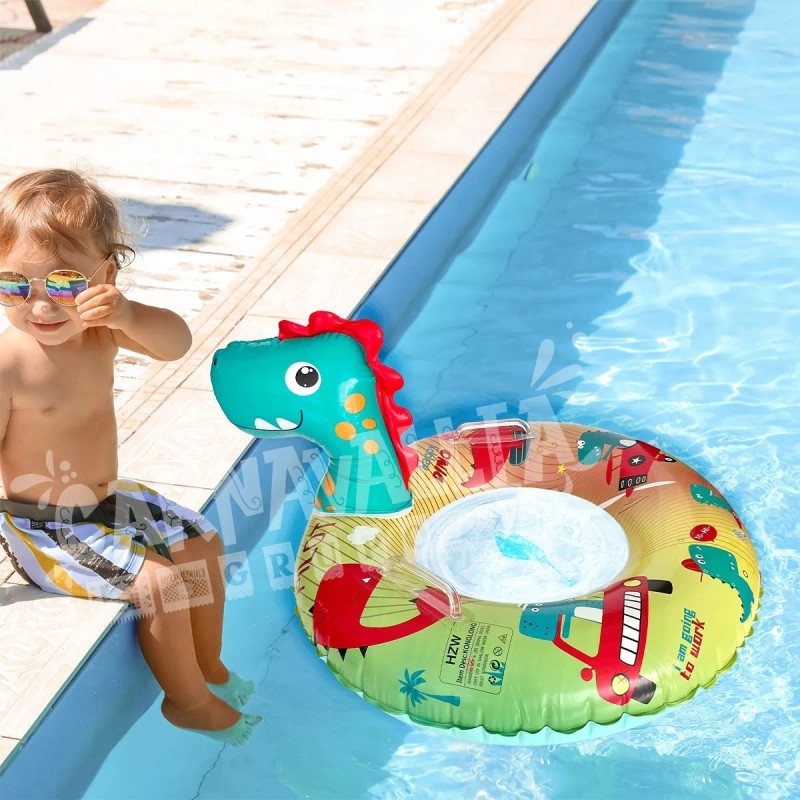 Grupo Carnavallia Inflable Dinosaurio Salvavidas Niño Flotador Asiento Alberca