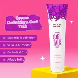 Not Your Mother's Curl Talk Frizz Control Sculpting Gel Y Crema Definitiva (Paquete De 2) - 9.7 Fl Oz - Formulado Con Complejo Rice Curl - Todos Los T