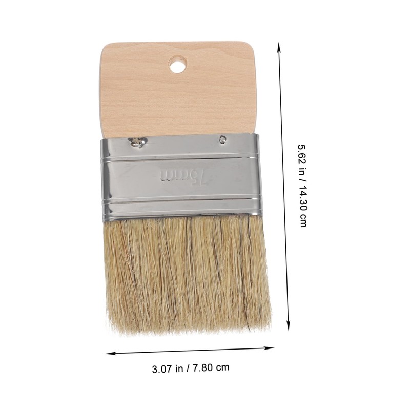 TEHAUX Beach Sand Brush with Handle Multipurpose Natural Boar Bristle