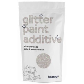 Hemway | Glitter Paint Additive for Emulsion/Acrylic Water Based Paints 100g (Mother of Pearl)