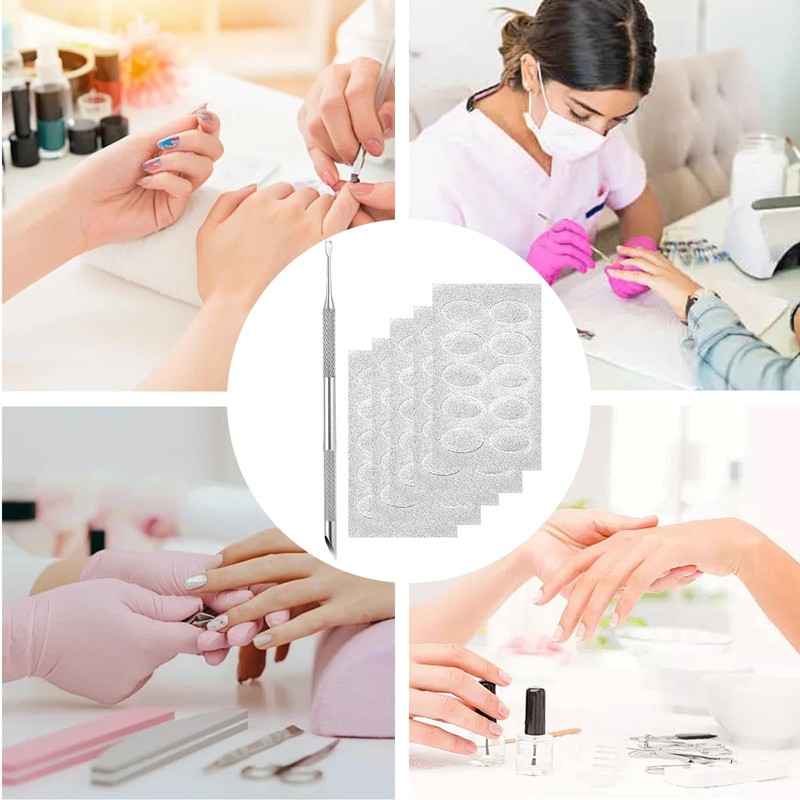 Asheyya 3 Pcs Nails Etching Tool, Cuticle Scraper for Gel