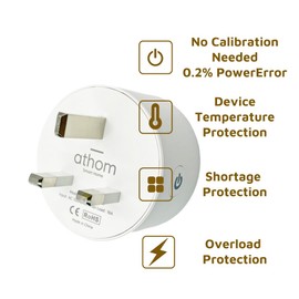 WiFi Smart Plug Outlet Compatible with Alexa,Google Assistant,App and Voice Control,No Required Hub,UK (16A)