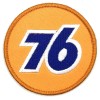 Retro Unocal Union 76 Racing Gasoline Patch Iron Sew On Vintage Style Retro Cap Hat