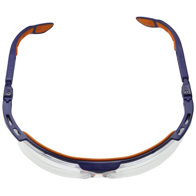 Uvex 9160065 Protection Glasses, i-vo, Clear, Blue/Orange