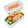 Skater PFLW4AG-A 2-Tier Lunch Box, 20.3 fl oz (600 ml),