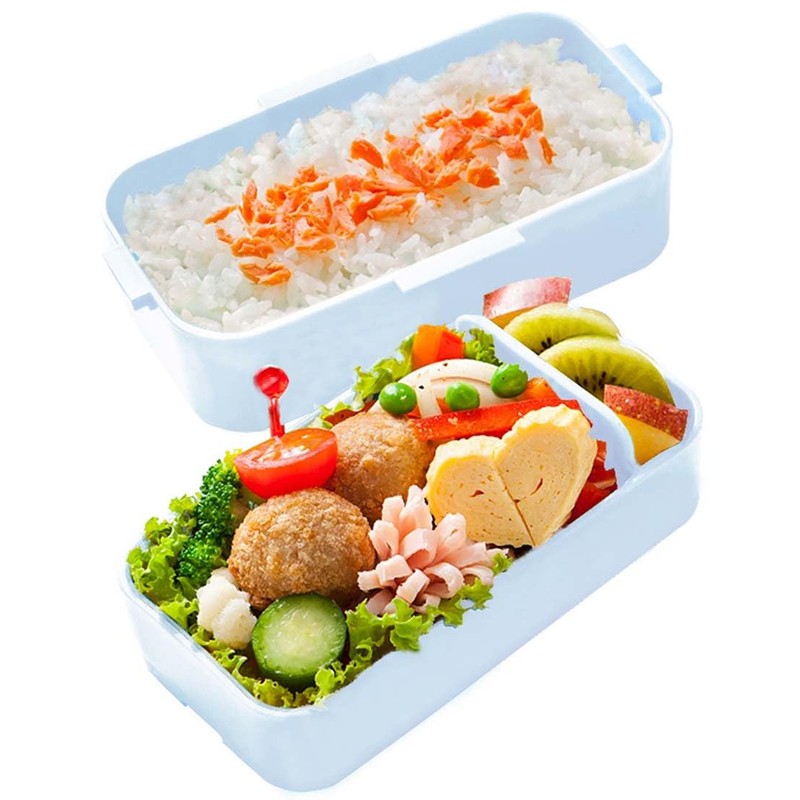 Skater PFLW4AG-A 2-Tier Lunch Box, 20.3 fl oz (600 ml),