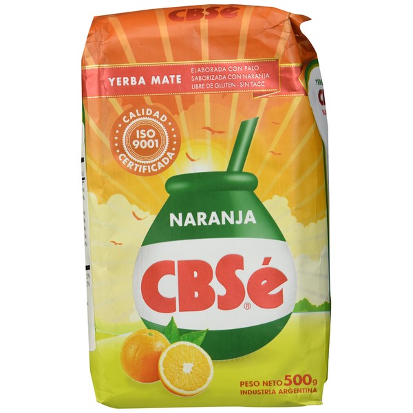 Yerba Mate CBSe Orange Flavor, 1.1 lbs, from Argentina
