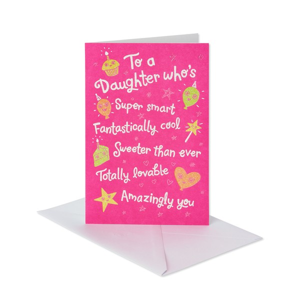 American Greetings Birthday Card for Daughter (Better and Better Every Year)