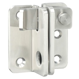 Alise Flip Latch,Gate Latches Safety Door Lock Catch for Barn Cabinet Pet Cage Wood Fence Bathroom Garage Window,SUS304 Stainless Steel Gate Hardware Locks,Brushed Nickel MS3006R-304-LS