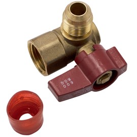 Supplying Demand 01-480G Gas Connector Shut-off Angle Valve 1/2 Inch OD Flare x 1/2 Inch FIP