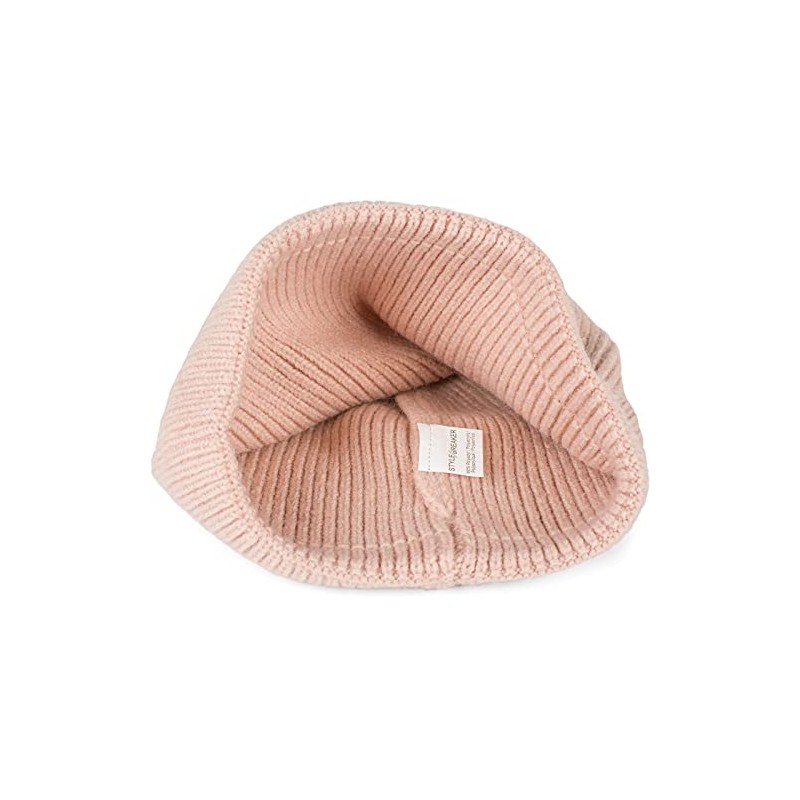 styleBREAKER Unisex Knitted Hat with Ribbed Pattern and Wide Brim,