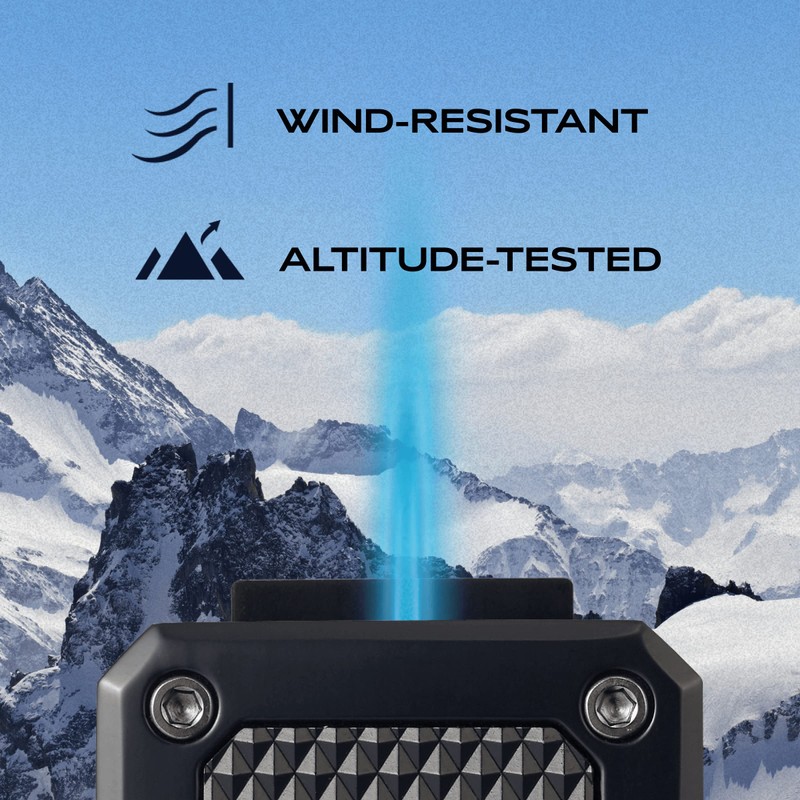 Colibri Rally Single Jet Flame Butane Lighter, Windproof & Refillable,