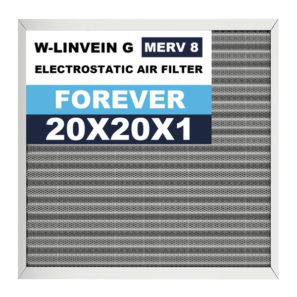 20x20x1 Reusable Air Filter Lasts a Lifetime Breathe Fresher Air