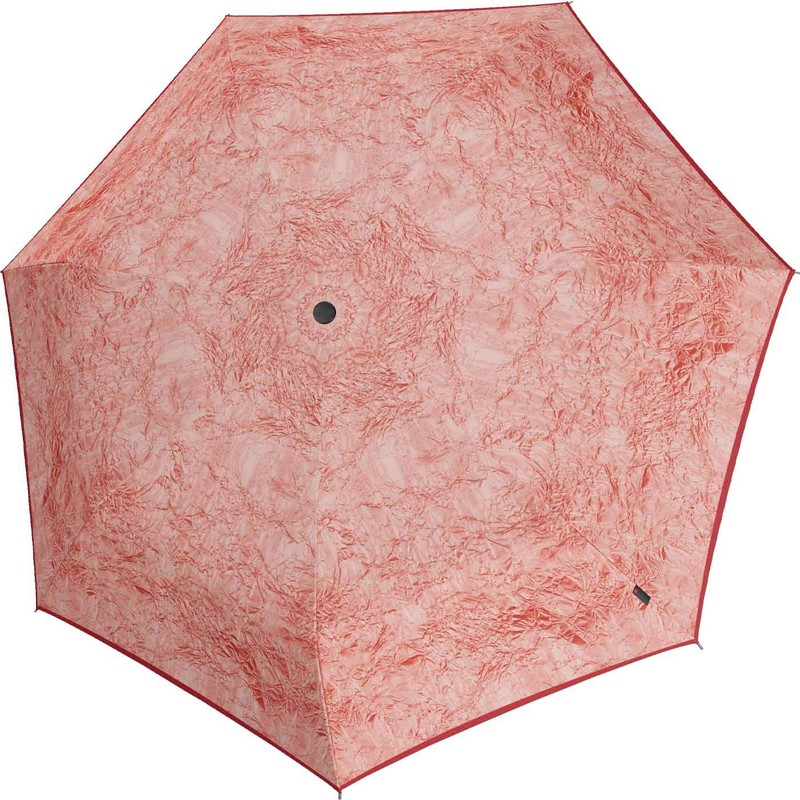 Knirps Pocket Umbrella T.050 Medium Manual Glacier UV Protection, Fire